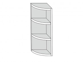 19.30.0р Полка угловая (h=913) радиусная  ЛДСП УНИ в Верхнем Уфалее - verhnij-ufalej.mebel74.com | фото