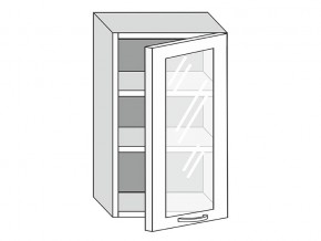 19.50.3 Шкаф настенный (h=913) на 500мм с 1-ой стекл. дверцей в Верхнем Уфалее - verhnij-ufalej.mebel74.com | фото