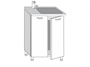 2.60.2мн Шкаф-стол на 600мм под накладную мойку с 2-мя дверцами в Верхнем Уфалее - verhnij-ufalej.mebel74.com | фото