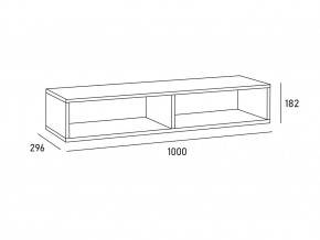 Антресоль MODUL 1000 в Верхнем Уфалее - verhnij-ufalej.mebel74.com | фото 2