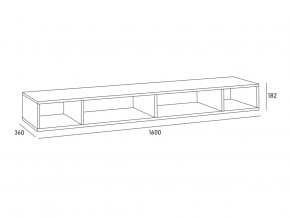 Антресоль MODUL 1600 в Верхнем Уфалее - verhnij-ufalej.mebel74.com | фото 2