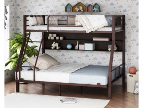 Двухъярусная кровать Гранада-1П 140 коричневый в Верхнем Уфалее - verhnij-ufalej.mebel74.com | фото