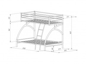 Двухъярусная кровать Виньола-2 Я белый в Верхнем Уфалее - verhnij-ufalej.mebel74.com | фото 2