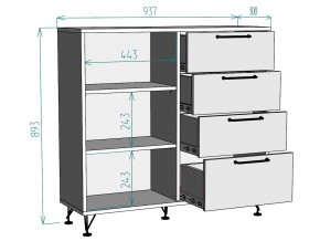 Комод Лофт K100 в Верхнем Уфалее - verhnij-ufalej.mebel74.com | фото 3