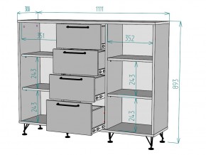 Комод Лофт K93 в Верхнем Уфалее - verhnij-ufalej.mebel74.com | фото 3