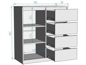 Комод Мальта K115 в Верхнем Уфалее - verhnij-ufalej.mebel74.com | фото 3