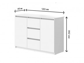 Комод с 3-мя ящиками и дверками СГ Модерн в Верхнем Уфалее - verhnij-ufalej.mebel74.com | фото