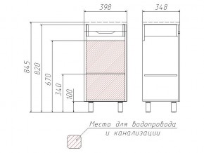 Комплект мебели для ванной 3D 40 в Верхнем Уфалее - verhnij-ufalej.mebel74.com | фото 4