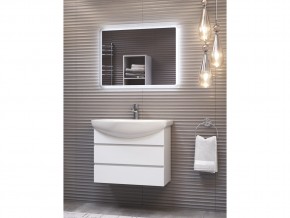 Комплект мебели в ванную Wing 600-0-2 подвесной белый в Верхнем Уфалее - verhnij-ufalej.mebel74.com | фото 1