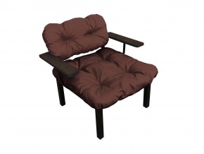 Кресло Дачное коричневая подушка в Верхнем Уфалее - verhnij-ufalej.mebel74.com | фото