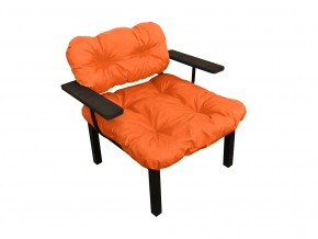 Кресло Дачное оранжевая подушка в Верхнем Уфалее - verhnij-ufalej.mebel74.com | фото