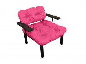 Кресло Дачное розовая подушка в Верхнем Уфалее - verhnij-ufalej.mebel74.com | фото