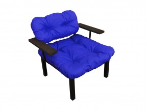 Кресло Дачное синяя подушка в Верхнем Уфалее - verhnij-ufalej.mebel74.com | фото
