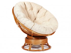 Кресло-качалка Papasan w 23/01 B с подушкой Cognac, ткань Старт в Верхнем Уфалее - verhnij-ufalej.mebel74.com | фото