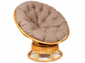 Кресло-качалка Papasan w 23/01 B с подушкой Honey, экошерсть Коричневый в Верхнем Уфалее - verhnij-ufalej.mebel74.com | фото