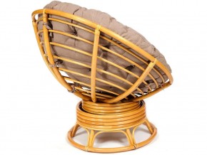 Кресло-качалка Papasan w 23/01 B с подушкой Honey, экошерсть Коричневый в Верхнем Уфалее - verhnij-ufalej.mebel74.com | фото 2