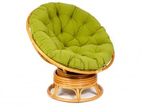 Кресло-качалка Papasan w 23/01 B с подушкой Honey, флок Олива в Верхнем Уфалее - verhnij-ufalej.mebel74.com | фото