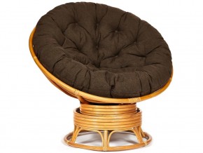 Кресло-качалка Papasan w 23/01 B с подушкой Honey, ткань Коричневый в Верхнем Уфалее - verhnij-ufalej.mebel74.com | фото