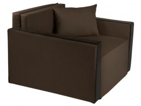 Кресло-кровать Милена с подлокотниками рогожка chocolate в Верхнем Уфалее - verhnij-ufalej.mebel74.com | фото