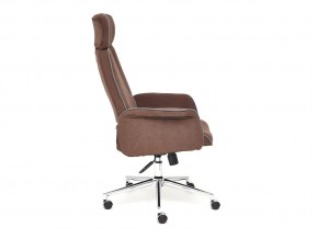 Кресло офисное Charm флок коричневый в Верхнем Уфалее - verhnij-ufalej.mebel74.com | фото 5