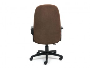 Кресло офисное Leader флок коричневый в Верхнем Уфалее - verhnij-ufalej.mebel74.com | фото 4