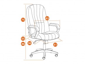 Кресло офисное СН888 ткань серый в Верхнем Уфалее - verhnij-ufalej.mebel74.com | фото 2