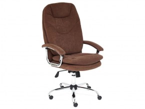 Кресло офисное Softy lux флок коричневый в Верхнем Уфалее - verhnij-ufalej.mebel74.com | фото