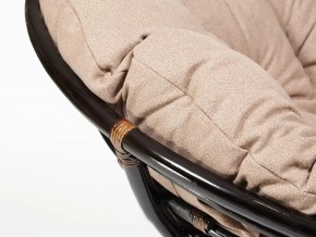 Кресло Papasan 23/01 W с подушкой Antique brown, экошерсть Коричневый в Верхнем Уфалее - verhnij-ufalej.mebel74.com | фото 4