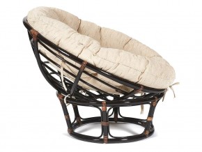 Кресло Papasan 23/01 W с подушкой Antique brown, ткань Старт в Верхнем Уфалее - verhnij-ufalej.mebel74.com | фото 3