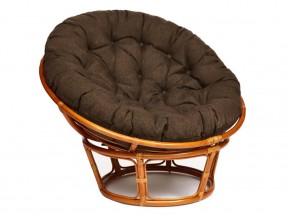 Кресло Papasan 23/01 W с подушкой Cognac, ткань Коричневый в Верхнем Уфалее - verhnij-ufalej.mebel74.com | фото