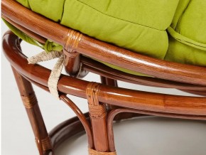 Кресло Papasan 23/01 W с подушкой Pecan, флок Олива в Верхнем Уфалее - verhnij-ufalej.mebel74.com | фото 2