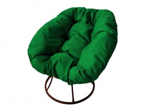 Кресло Пончик без ротанга зелёная подушка в Верхнем Уфалее - verhnij-ufalej.mebel74.com | фото
