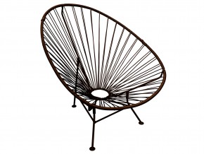 Кресло Ракушка с ротангом коричневый в Верхнем Уфалее - verhnij-ufalej.mebel74.com | фото