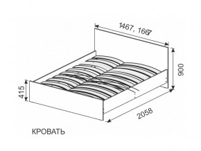 Кровать 1600х2000 ортопедическое основание в Верхнем Уфалее - verhnij-ufalej.mebel74.com | фото