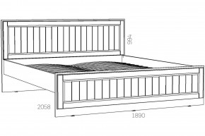 Кровать 1800 Оливия НМ 040.34-03 Х в Верхнем Уфалее - verhnij-ufalej.mebel74.com | фото 2