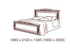 Кровать 2-х спальная 1800*2000 с ортопедом в Верхнем Уфалее - verhnij-ufalej.mebel74.com | фото