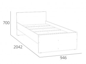 Кровать 900 НМ 011.53-01 Симпл Белый Фасадный в Верхнем Уфалее - verhnij-ufalej.mebel74.com | фото 4