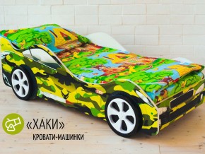 Кровать детская машина Хаки в Верхнем Уфалее - verhnij-ufalej.mebel74.com | фото 2