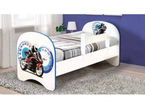 Кровать детская с фотопечатью без ящика Мотоцикл 800*1600 в Верхнем Уфалее - verhnij-ufalej.mebel74.com | фото 1