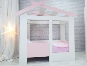 Кровать детская Теремок без ящика розовая в Верхнем Уфалее - verhnij-ufalej.mebel74.com | фото