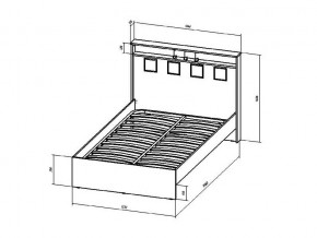 Кровать Коста-Рика 1200 в Верхнем Уфалее - verhnij-ufalej.mebel74.com | фото 2