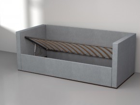 Кровать мягкая с подъёмным механизмом арт. 030 серый в Верхнем Уфалее - verhnij-ufalej.mebel74.com | фото 2