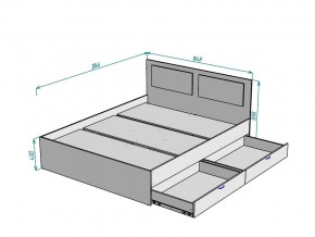 Кровать Ольга L39 ширина 1600 в Верхнем Уфалее - verhnij-ufalej.mebel74.com | фото 3