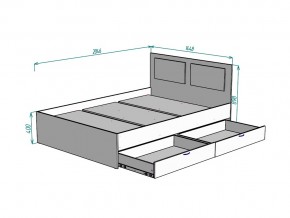 Кровать Ольга L41 ширина 1400 в Верхнем Уфалее - verhnij-ufalej.mebel74.com | фото 3