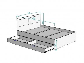 Кровать Ольга L42 ширина 1400 в Верхнем Уфалее - verhnij-ufalej.mebel74.com | фото 3