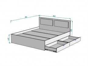 Кровать Ольга L43 ширина 1800 в Верхнем Уфалее - verhnij-ufalej.mebel74.com | фото 3