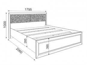 Кровать с настилом 1600 Саванна М05 в Верхнем Уфалее - verhnij-ufalej.mebel74.com | фото 2