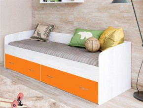 Кровать с выкатными ящиками Винтерберг, оранжевый в Верхнем Уфалее - verhnij-ufalej.mebel74.com | фото