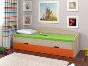 Кровать Соня 2 сонома-оранжевый в Верхнем Уфалее - verhnij-ufalej.mebel74.com | фото