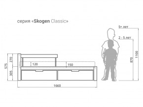 Кровать Svogen classic с ящиками и бортиком белый в Верхнем Уфалее - verhnij-ufalej.mebel74.com | фото 2